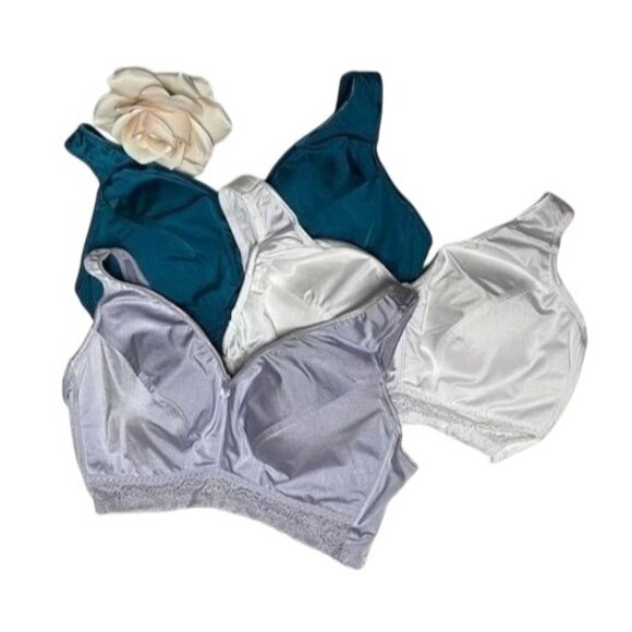 Rhonda Shear 3-pack Pin Up Bra Set in Lights, 1X (622357